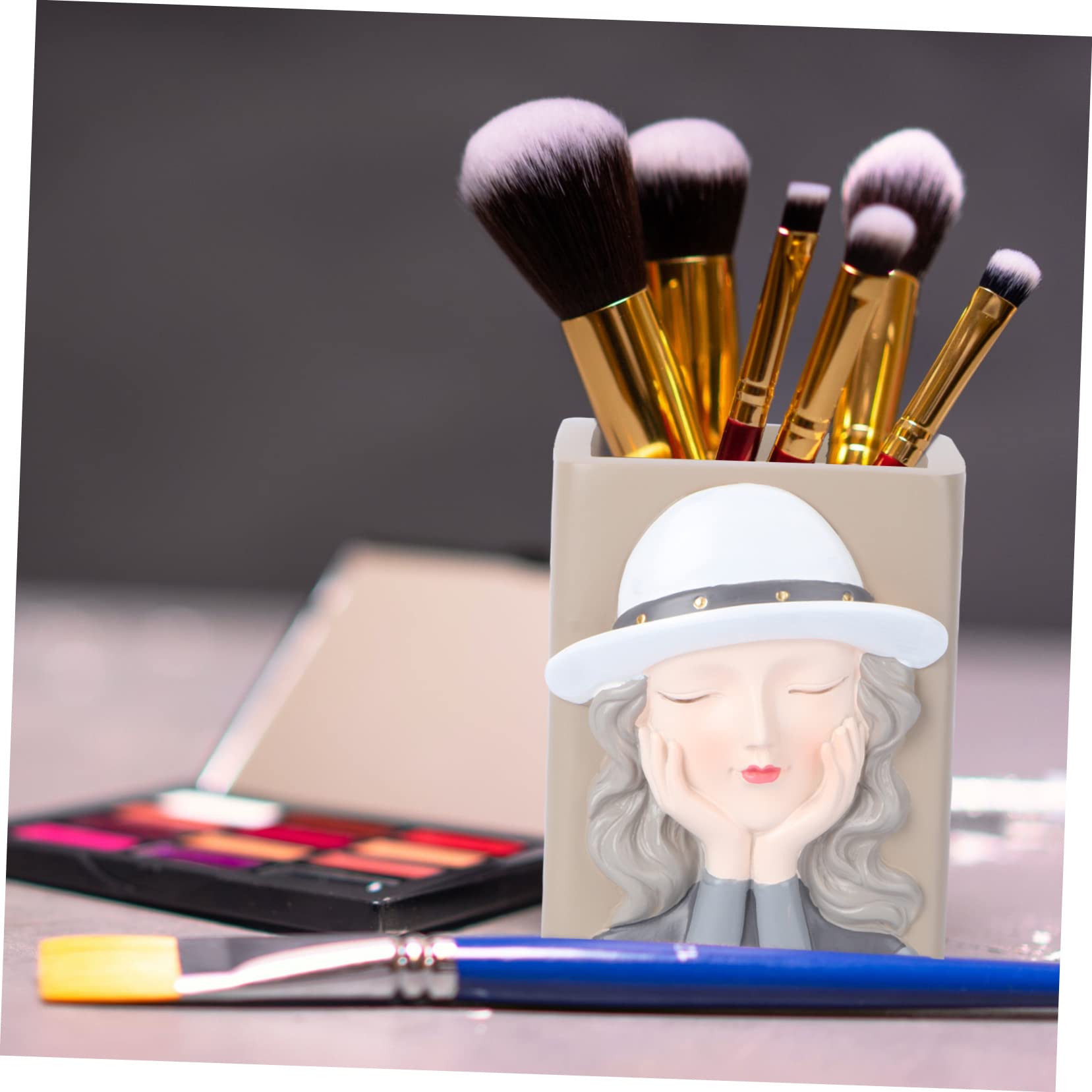 Cabilock Boîte à Stylos Et Étui à Crayons Organisateur Pour Pinceaux De Maquillage Et Accessoires De Rangement