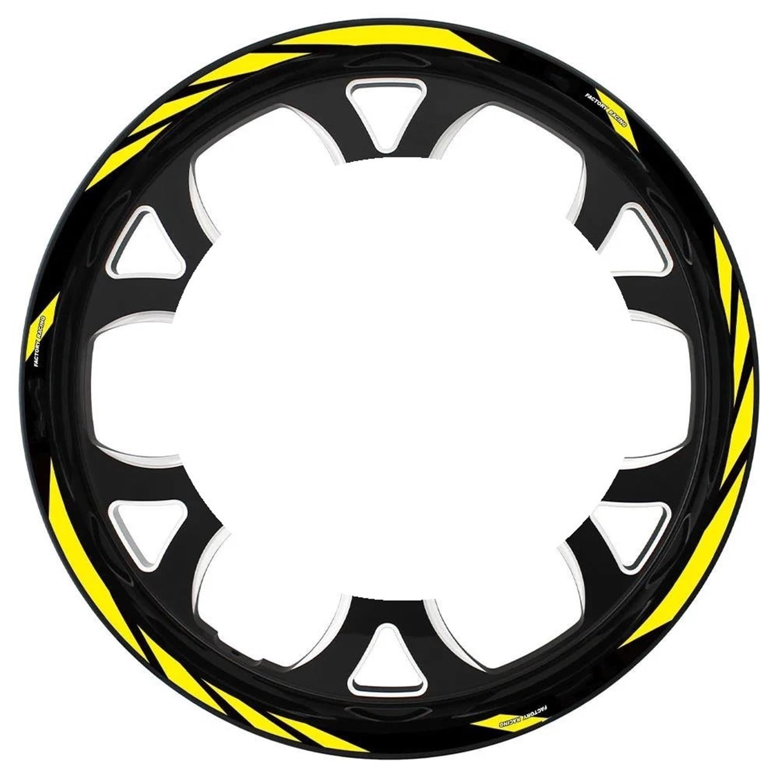 Bylkfc Color 11 Wheel Decals Motorcycle Wheel Stickers For Benelli 502C 752S 302S 180S Rims Decal Wheel Reflective Decoration Decals Fluorescent Wheel Rim Stripe Sticker(Color 11)