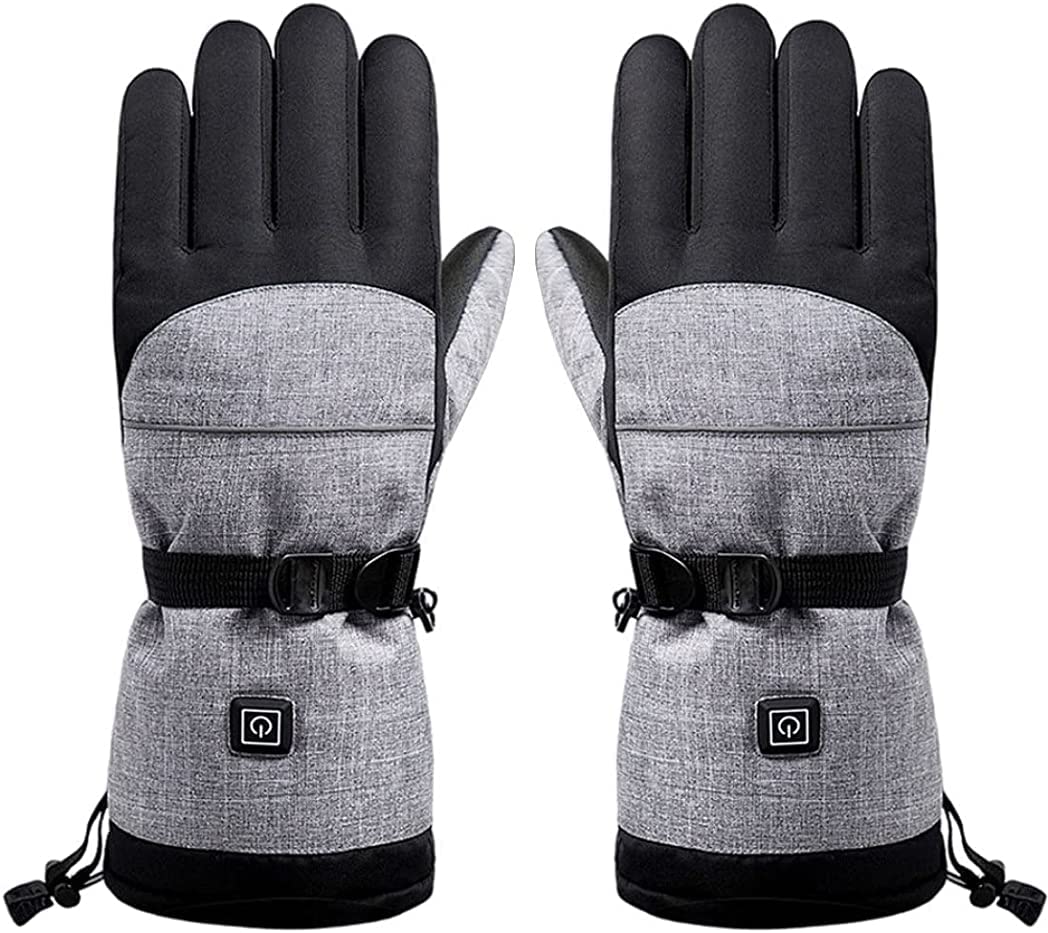 CHEWYNP Guanti riscaldati elettrici per Ciclismo all'aperto Montorcycle Campeggio Escursionismo Sci, Guanti Termici elettrici Unisex (Senza Batteria) 1 Paio