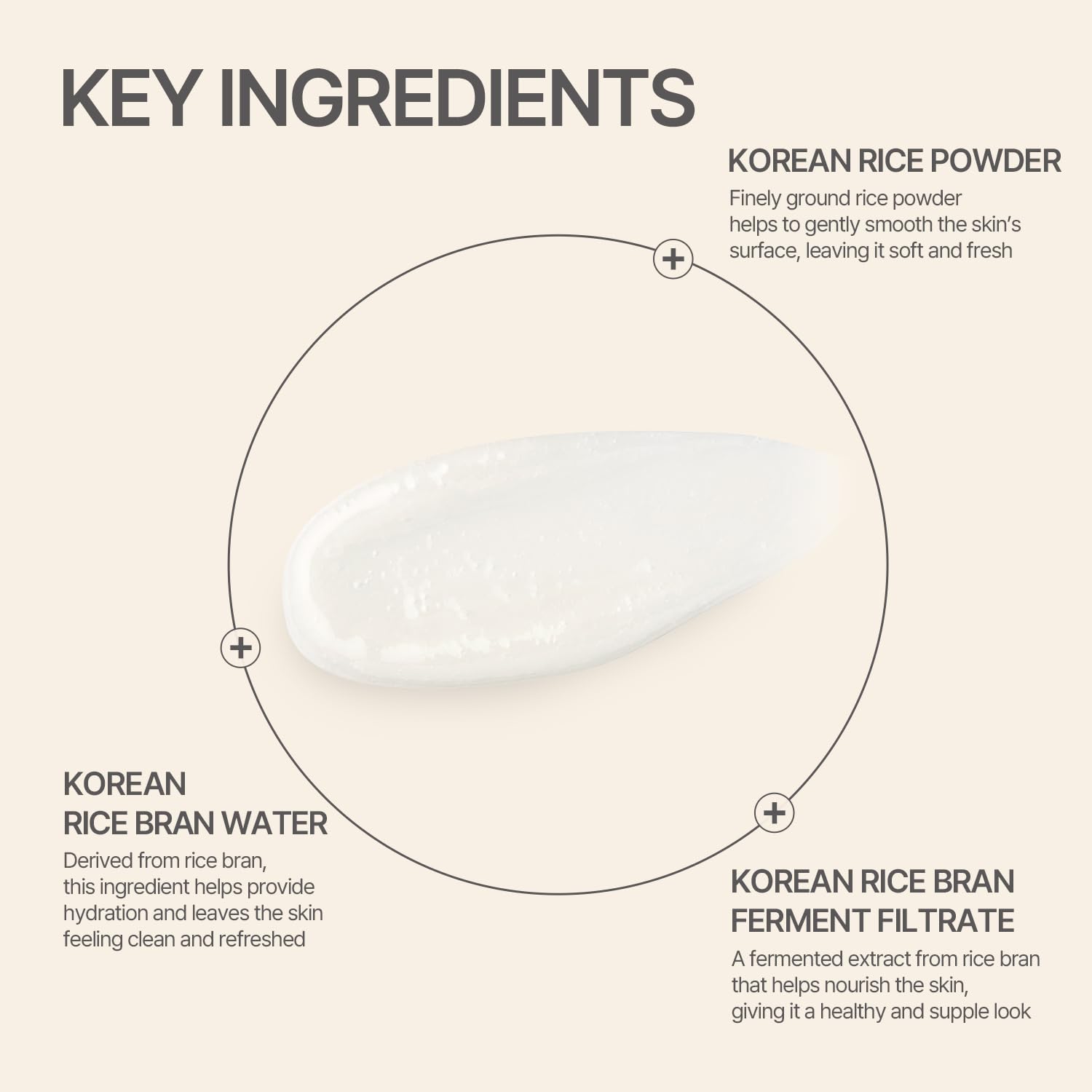 9 wishes Rice Foaming Cleanser - Korean Skin Care Facial Cleanser & Face Wash, Gentle Hydrating Cleanser for Sensitive Skin, Non Stripping Pore Cleansing Face Wash - 120ml / 4.05 fl.oz.
