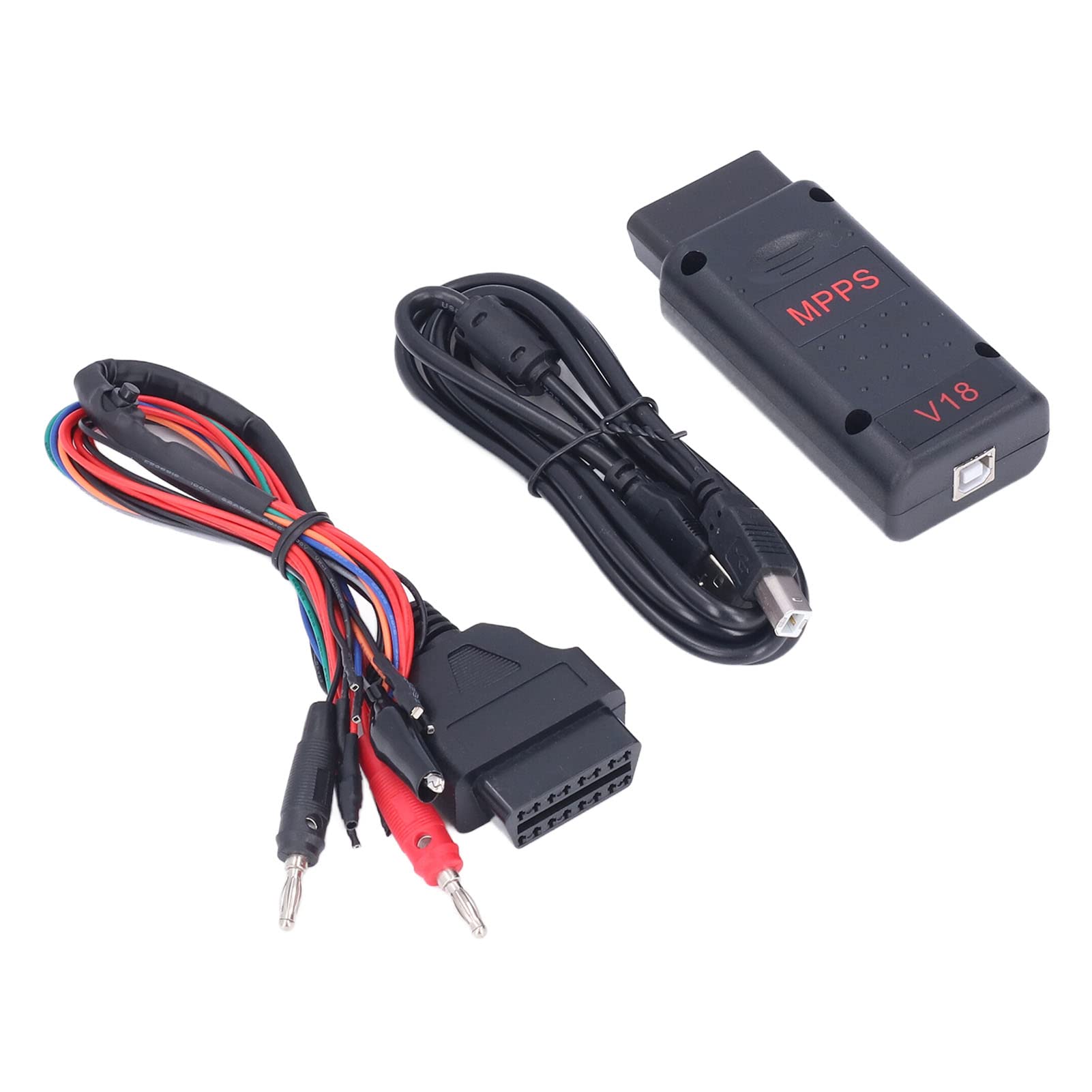 Buachois Strumento diagnostico per auto, interfaccia per chip tuning ECU, scanner OBD2, programmatore per, MPPS V18, lettura e scrittura memoria