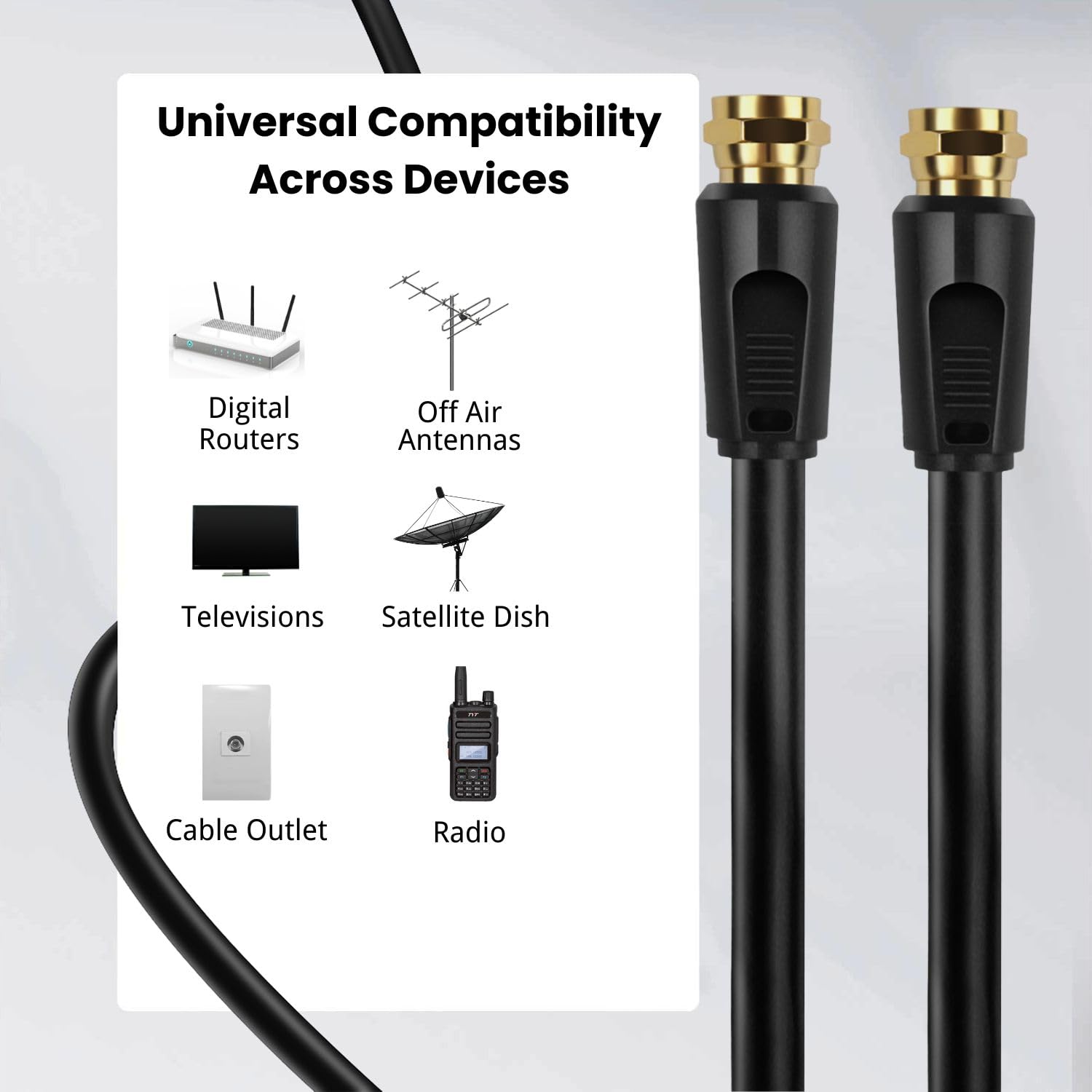 Connettore 5X Corrispondente Spina Di Accoppiamento F Maschio-maschio - Foto 6