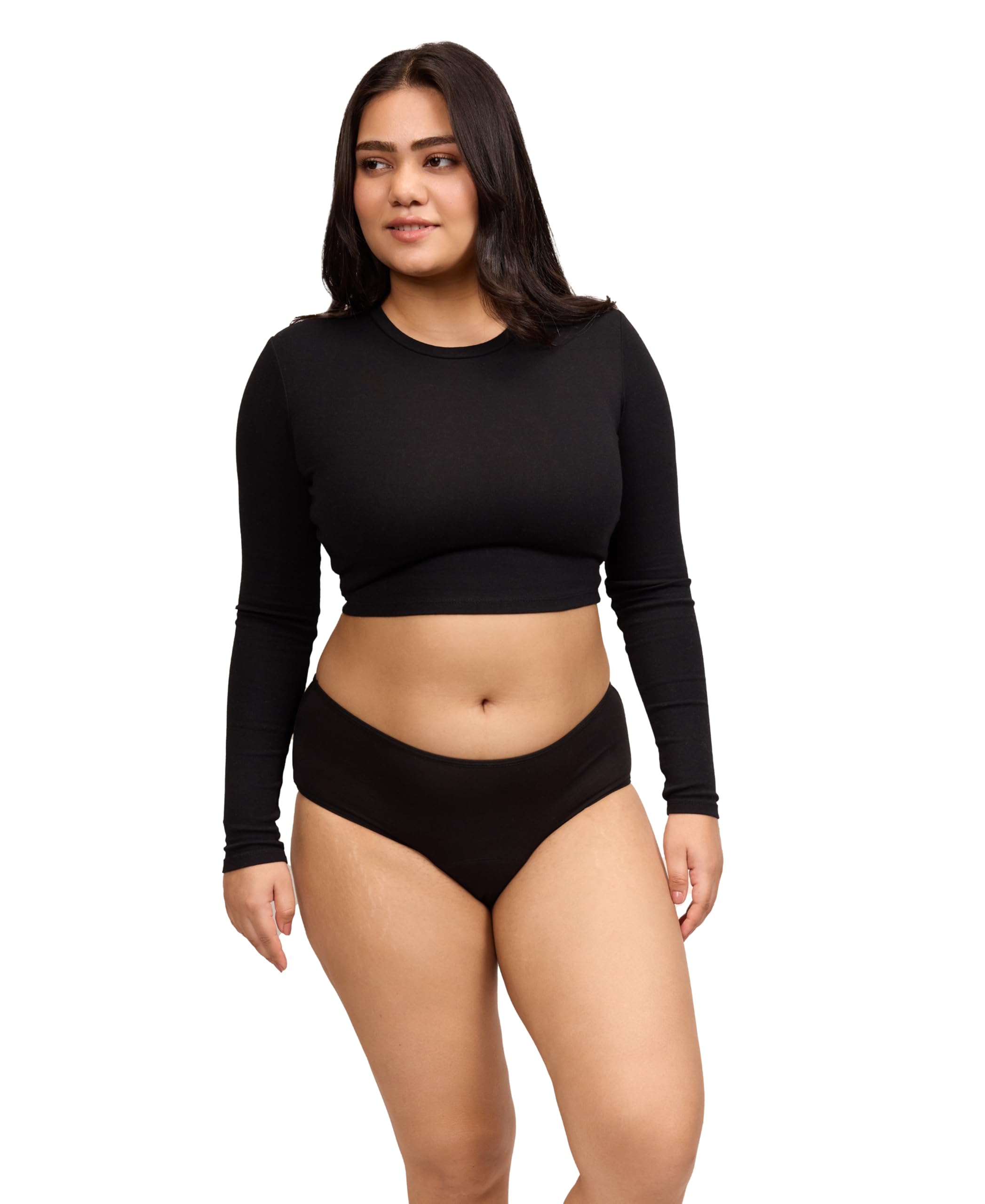 Basic Hipster Period Panty – Reusable, Leak-Proof Protection for Heavy Flow | Absorbs Up to 4 Pads | 8–12 Hours Wear | Super Soft Cotton Comfort-image-8