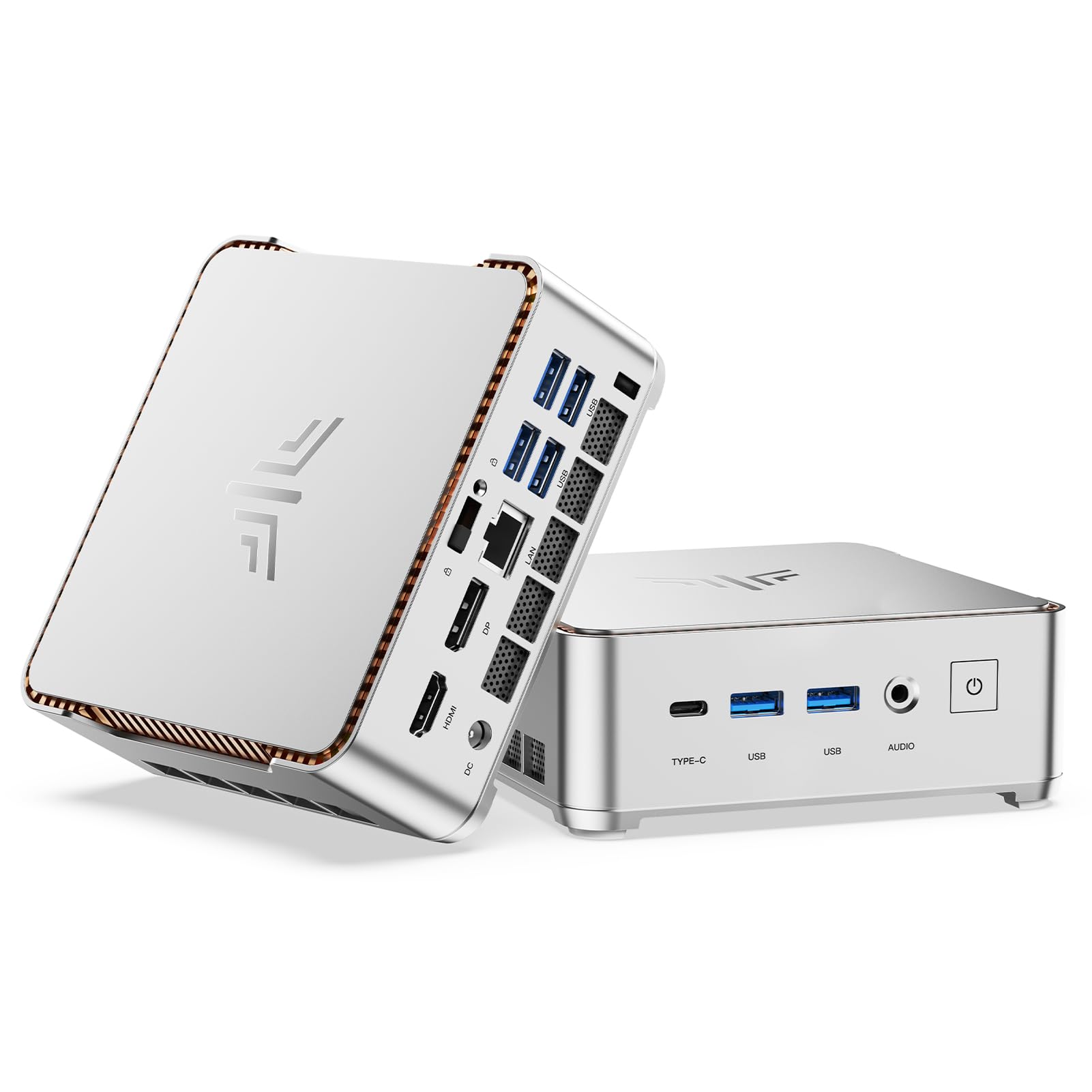 NiPoGi P2 Mini PC Windows 11 Pro AMD Ryzen 3 4300U (4C/4T,up to
