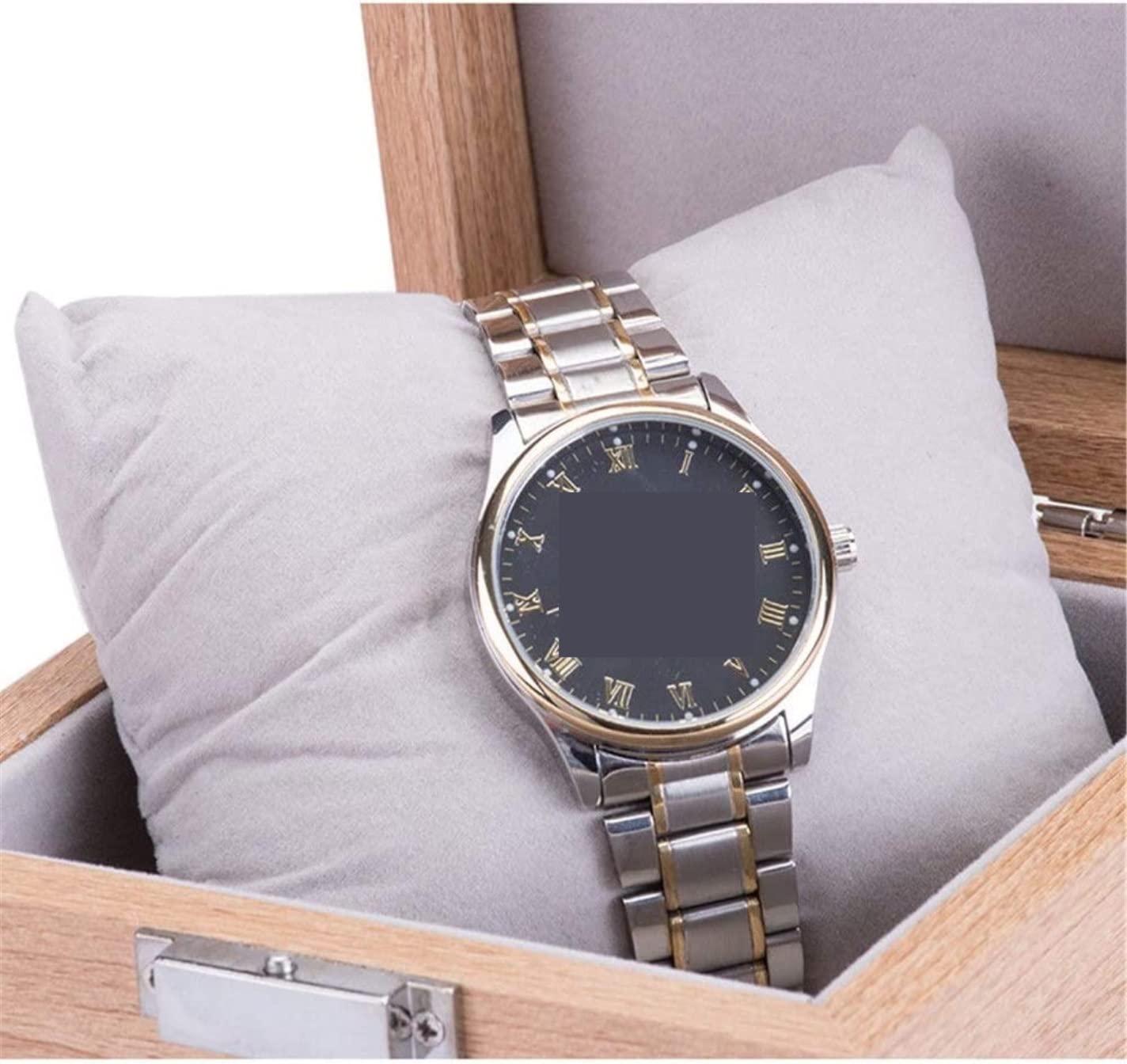 Étagère/boîte De Rangement En Bois Pour Montres Et Bracelets - Organisateur élégant Noir