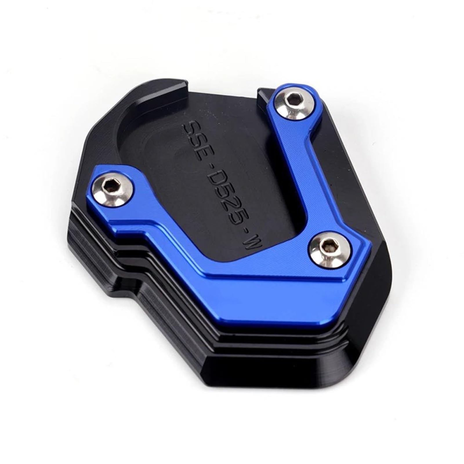 Yhggdn Blue Motorcycle Foot Side Stand Extender Plate For Loncin For Voge 525 Dsx Ds525x 900 Dsx Ds900x 300 Rally Kickstand Extension Pad Foot Pads(Blue)