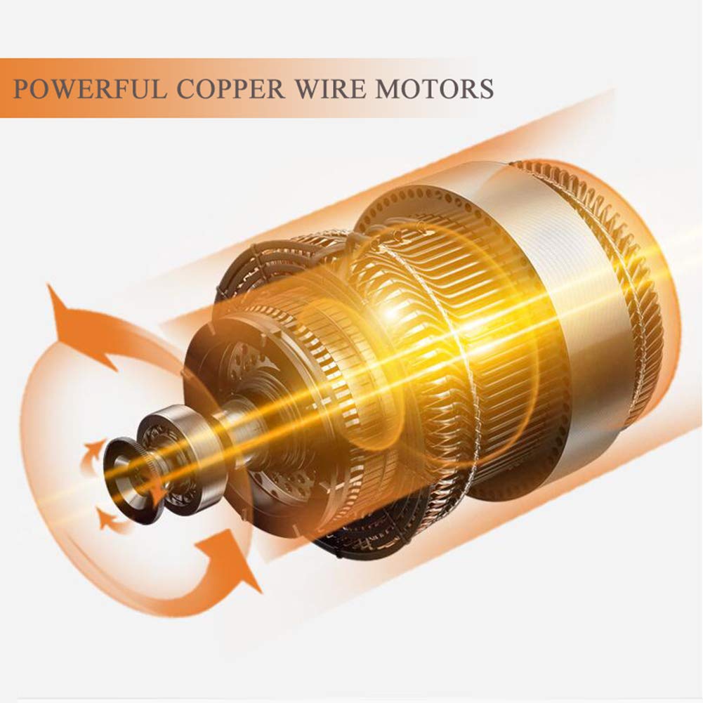 Souffleuse à Feuilles et aspirateur électrique à Main, balayeuse soufflante à Vitesse Variable sans Fil avec Batterie et Chargeur, Batterie au Lithium de 5AH