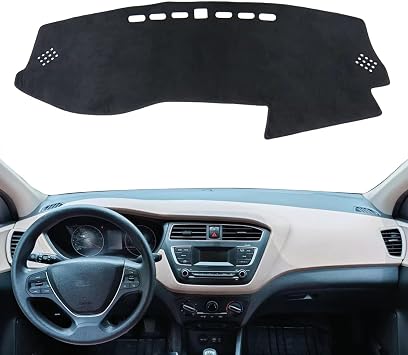 Fit for Hyundai I20 GB IB 2014-2019,Car Dashboard Cover,Anti-Glare Dash Mat Dashboard Cover,Car Accessories(Black Trim)