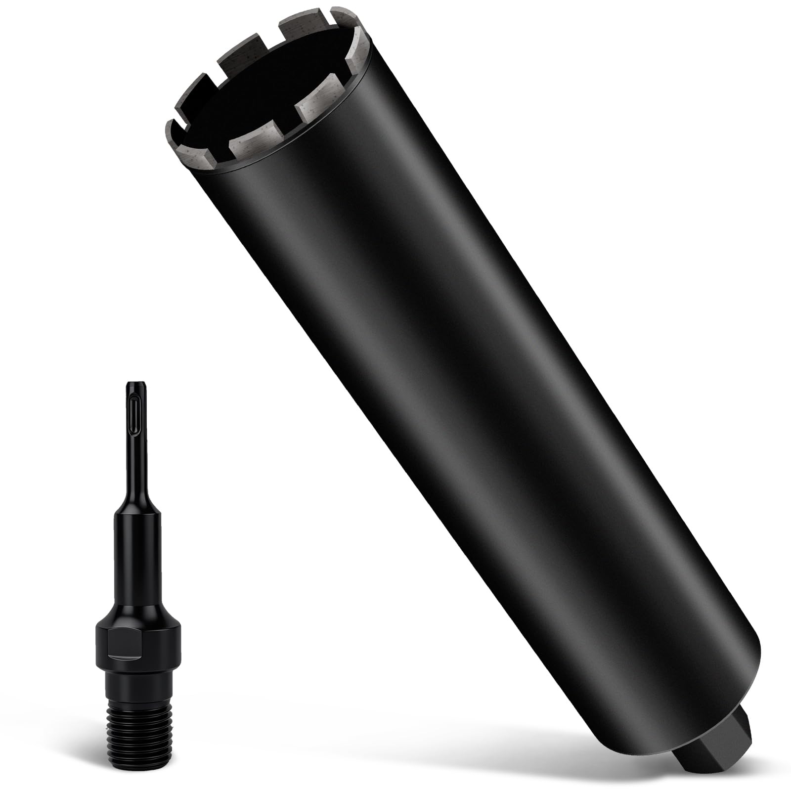 Diamentowa koronka wiertnicza Ø 102 mm z SDS Plus, 1 ¼" diamentowa koronka wiertnicza, L 460 mm, pogłębiacz puszek koronka wiertnicza wiertło rdzeniowe wiertło do wiercenia na mokro/sucho, otwornica