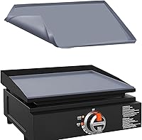 Vista 14 de Alfombrilla de parrilla de silicona de 36 pulgadas para parrilla Blackstone de 36 pulgadas, cubierta de parrilla de silicona resistente de grado