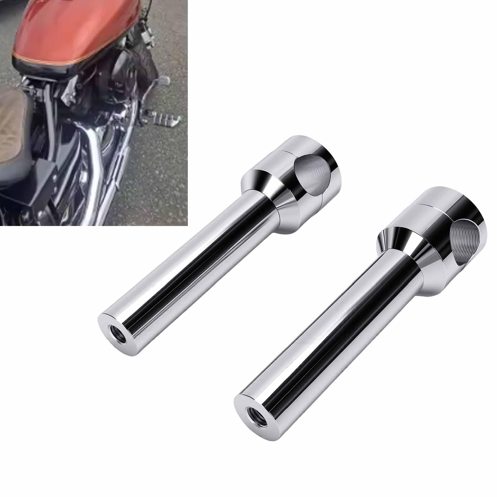 Akozon Podnośniki Kierownicy Motocyklowej Zacisk 25mm ze Stopu Aluminium