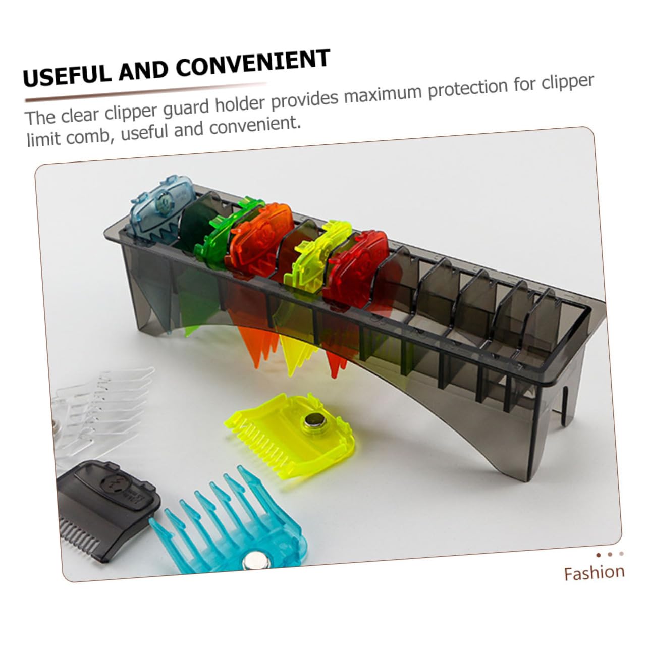 Didiseaon 2 Pcs Haircutter Caliper Stand Clipper Guard Holder Barber Supplies Box