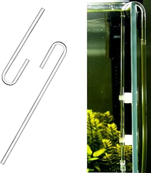 2X Acrylic U Shape Tube for Aquarium Air Pump Fish Tank Accessories Aquarium CO2 Diffuser Connector Tube