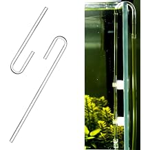 2x Acrylic U Shape Tube for Aquarium Air Pump Fish Tank Aquarium CO2 Diffuser Connect Tube