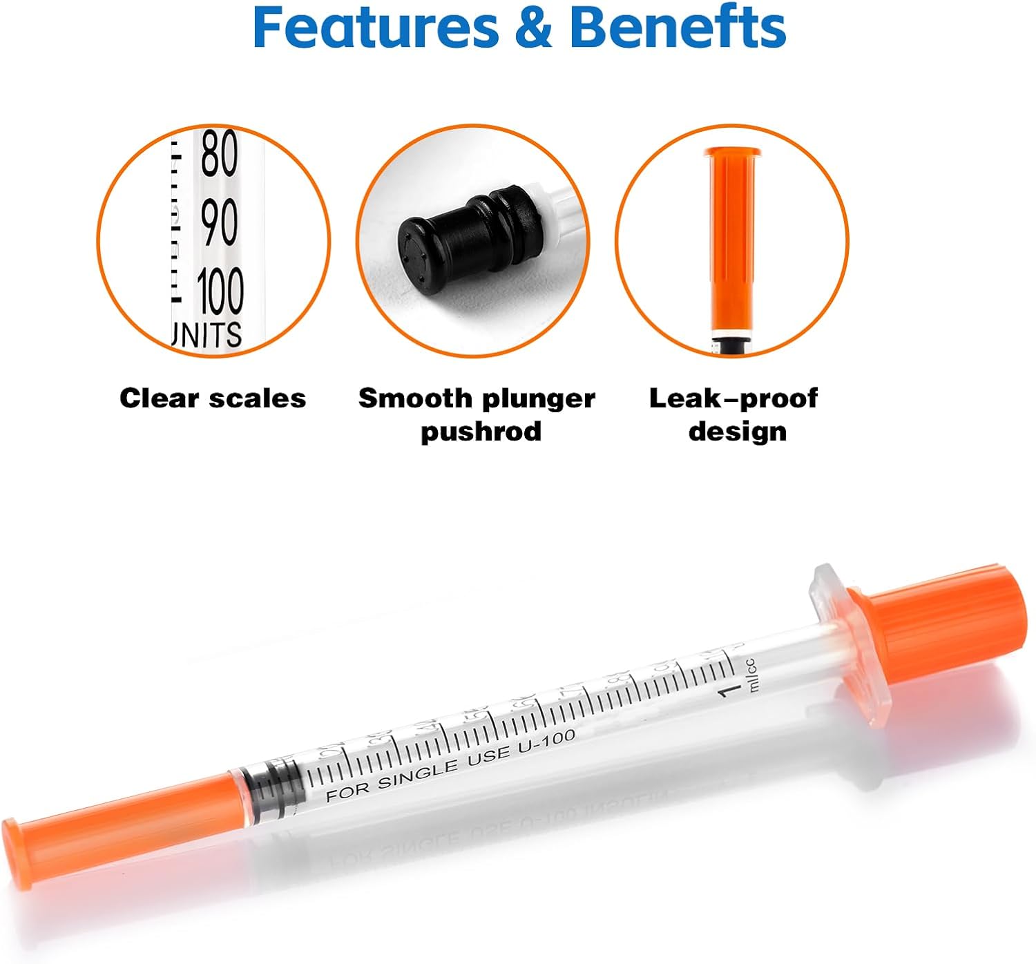 20 Pack Plastic Transfer Tools with Cap, 1ml Multiple Uses Measuring Tools(29g 8mm), Lab Accessories for Labs, Crafts, Individually Wrapped (20)