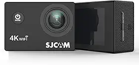VEDO SJ~CAM C100 Plus Câmera de Ação 4K e 2K, Câmera de Ação de Polegar com Estabilização ElS, Resistente à Água até 30m, Bateria de 110 Minutos, Ideal para Esportes Aquáticos e Aéreos