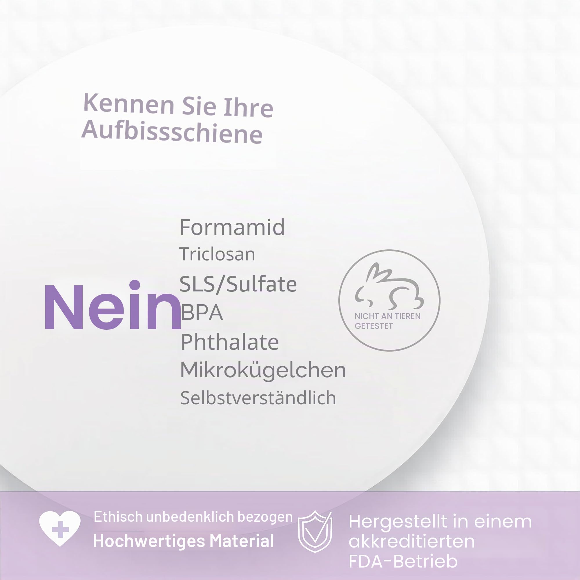 Nachtschutz für Frauen, TMJ Mundschutz zum Zähneknirschen bei Nacht Kieferpressen & Bruxismus – Formbarer Zahn-Nachtschutz zum Zähneknirschen Mundschutz zum Schlafen, 4 x Nachtschutz, 2 x