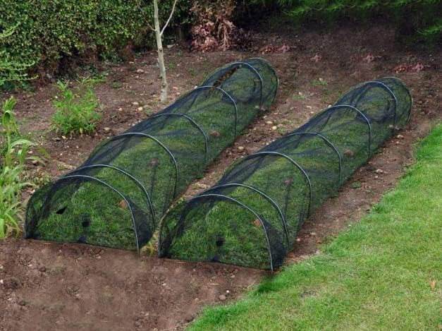 DIVCHI 2 x NEW GARDEN NET GROW TUNNEL PROTECT PLANTS VEGETABLES INSECTS BIRDS PESTS