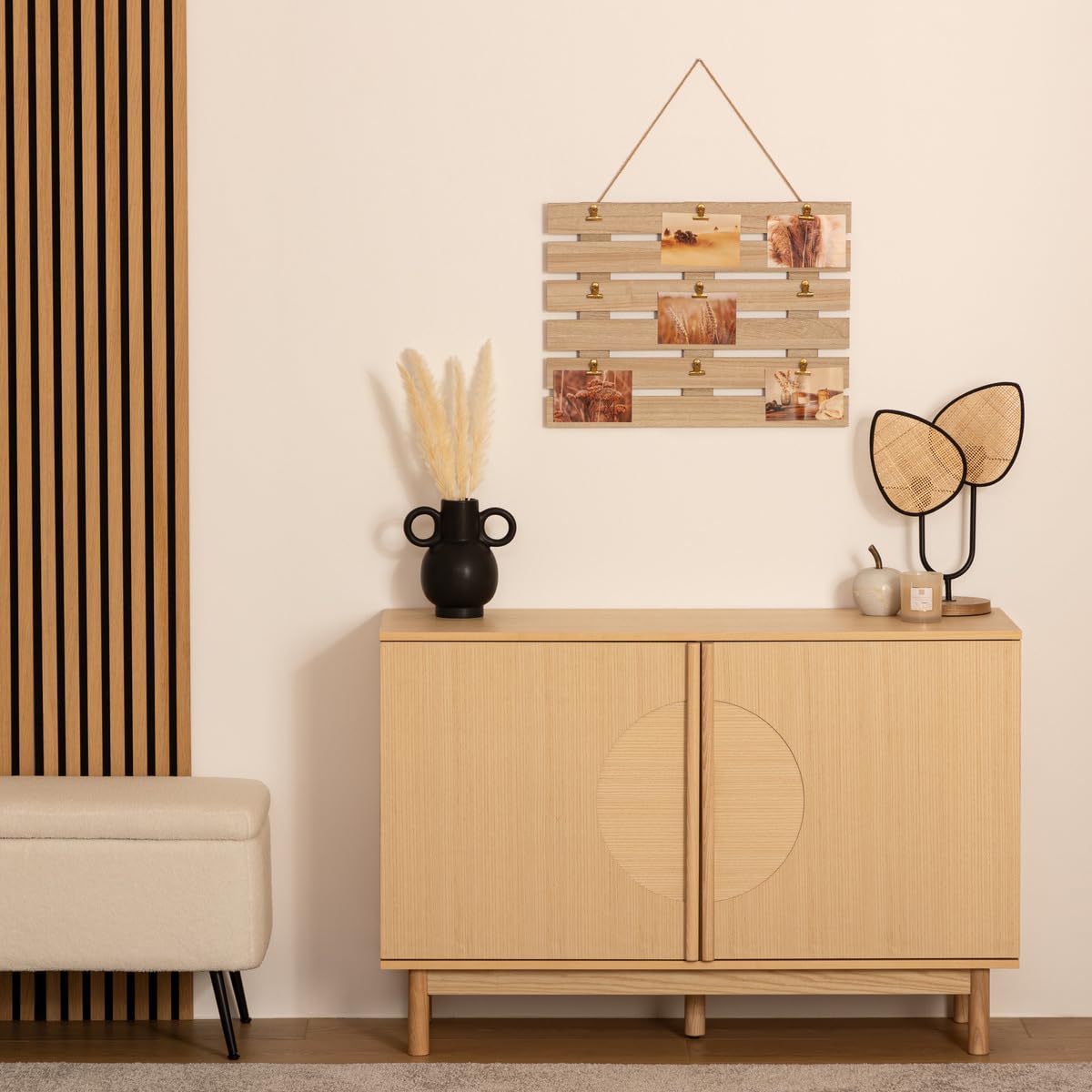 Atmosphera fotolijst 58 x 43 cm met accessoires - Wanddecoratie - Om op te hangen - 9 Foto's