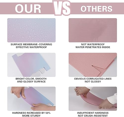 Miniatura 164 de Cajas de envío pequeñas de 6 x 4 x 2 pulgadas para pequeñas empresas, paquete de 30 cajas de correo moradas, caja de embalaje de cartón corrugado