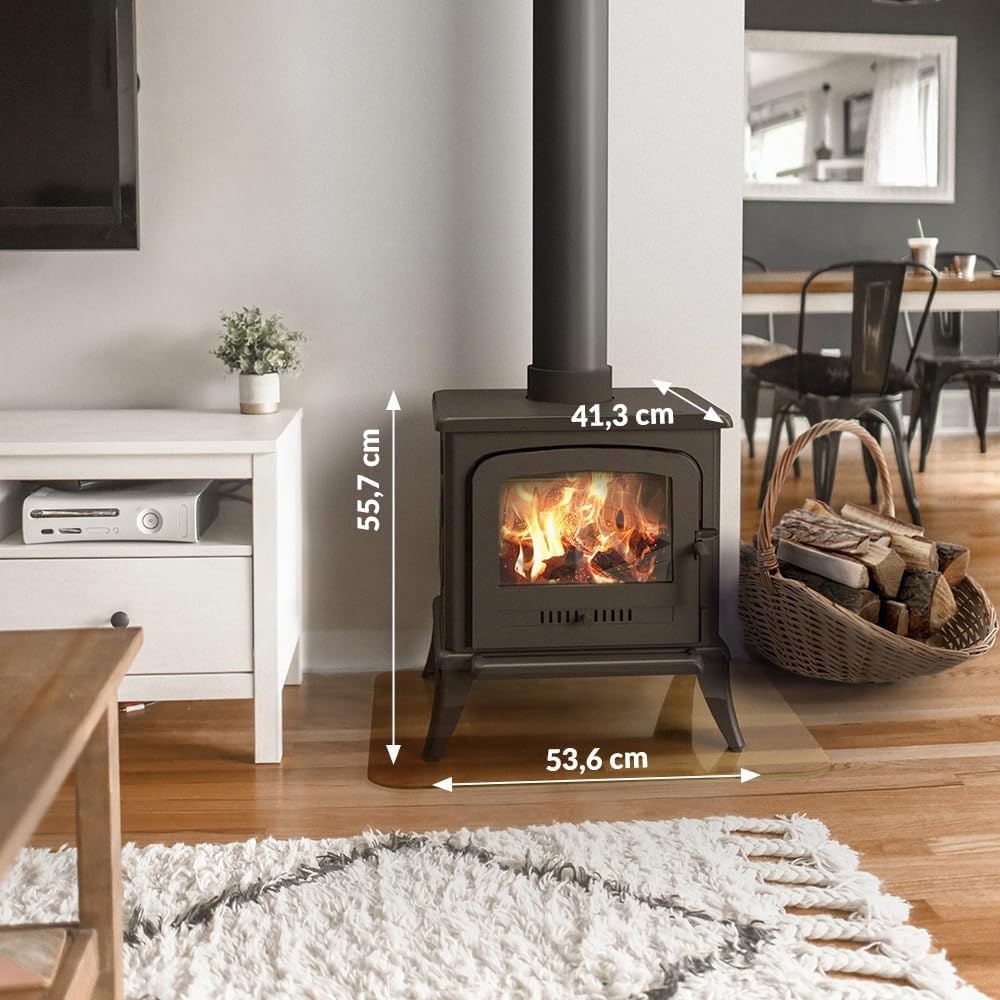 KRATKI Stufa a legna in ghisa KOZA K7 5kW Ø130mm - riscaldamento efficiente gamma di potenza 3-8kW, Stufa in ghisa economica ECO-DESIGN - Stufe Vintage & Svedesi - Classe di efficienza energetica A