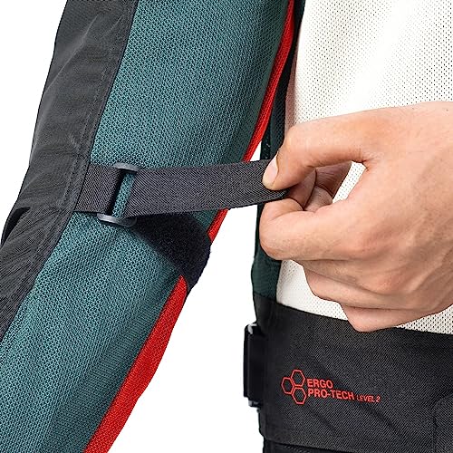 Image of Royal Enfield Mens Streetwind Riding Standard Length Jacket Eco Off-White (Xl) 44 Cm Re Ergo Pro-Tech Ce Level 2 Armour Protection At Shoulder & Elbows, Eva For Back Protection And Comfort