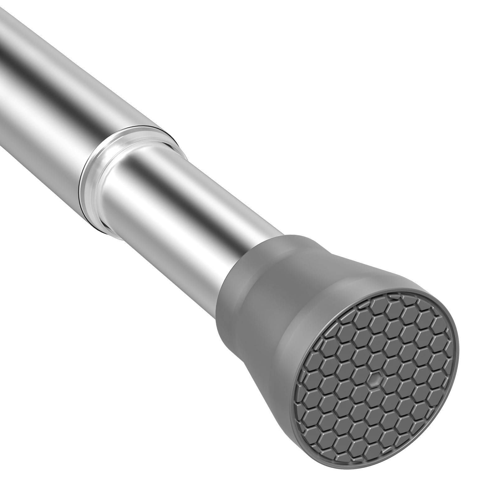 Shower Curtain Rod Tension Curtain Rod 30-64 Inch Silver Shower Rod