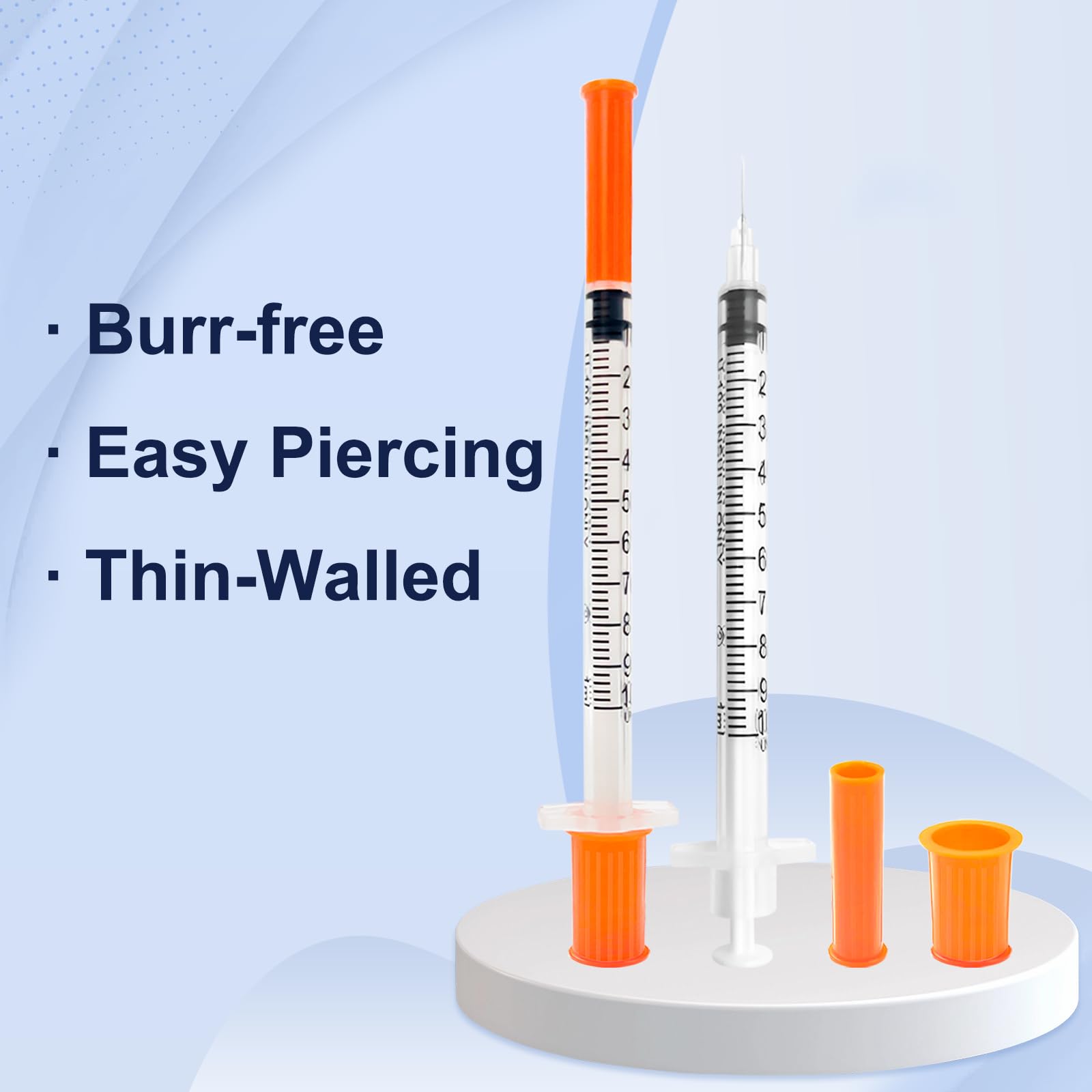 100 Pack U-100 1ml/cc 30G 5/16 Inch (8mm) Syringe with Needle — Amazon image 2