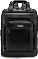 Bolsa Notebook Executiva Preta Pasta Mochila Elegante Couro