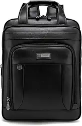 Bolsa Notebook Executiva Preta Pasta Mochila Elegante Couro