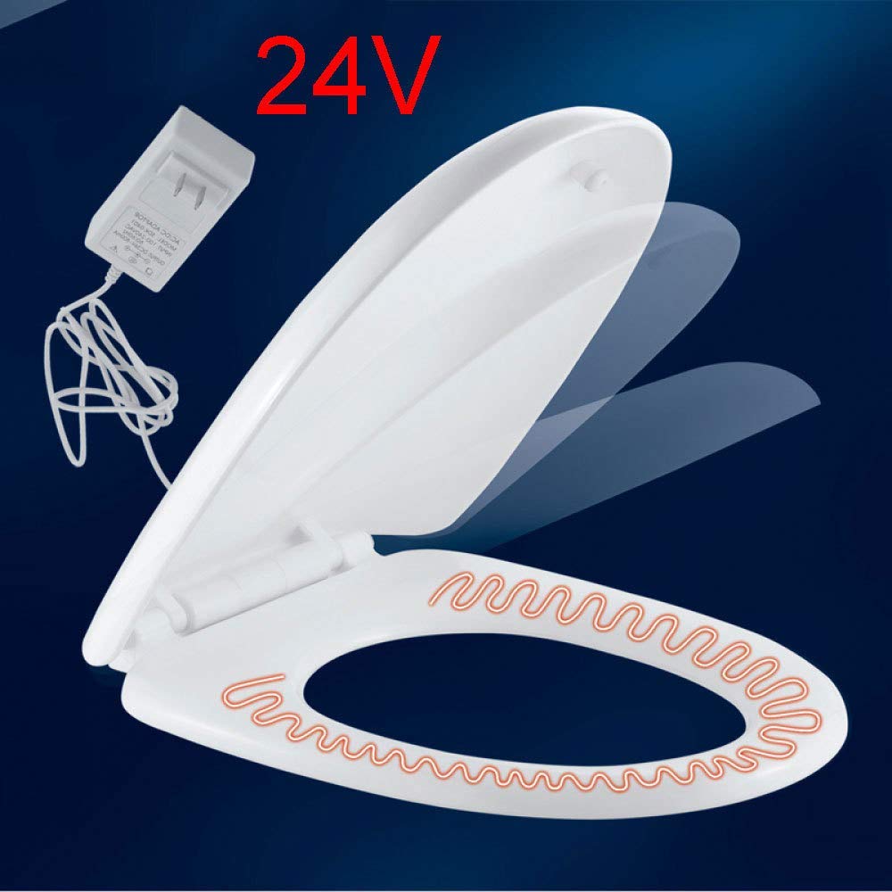 Siège de toilette chauffant électrique intelligent et silencieux pour WC