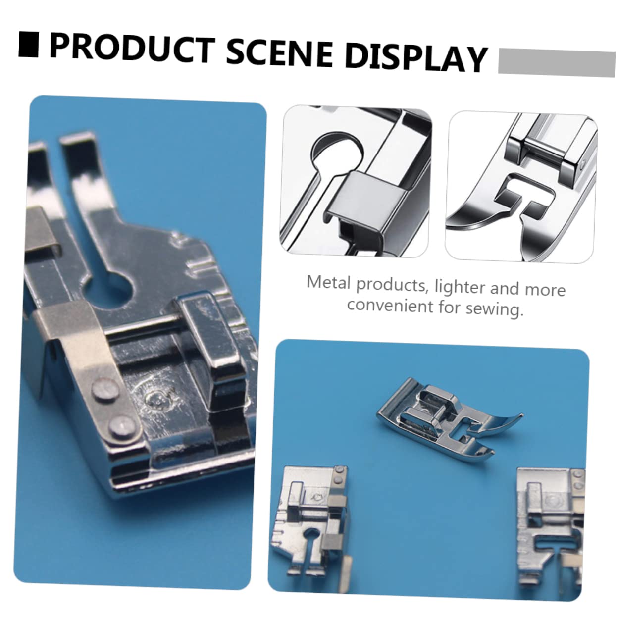 Placa De Aguja Para Máquina De Coser SINGER 1408/2250 - Pack De 2 Piezas, De Hierro, Fácil Instalación