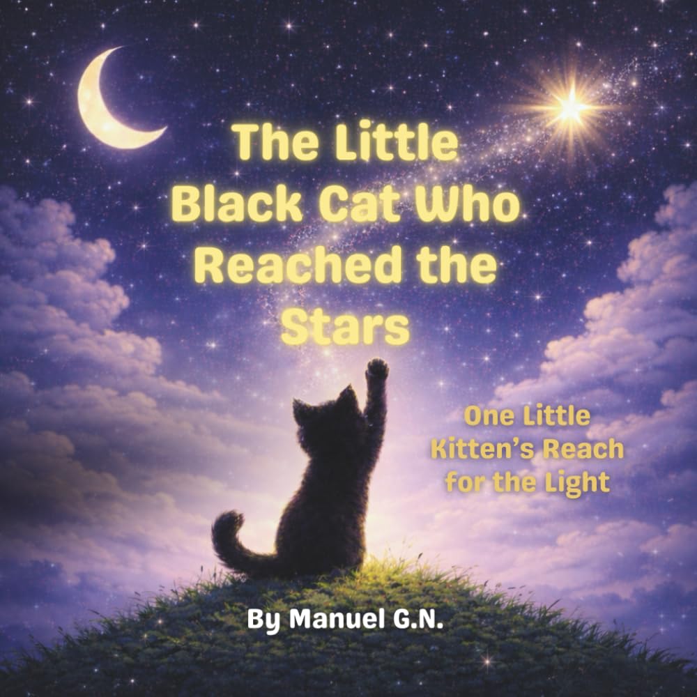 The Little Black Cat Who Reached the Stars: One Little Kitten’s Reach for the Light