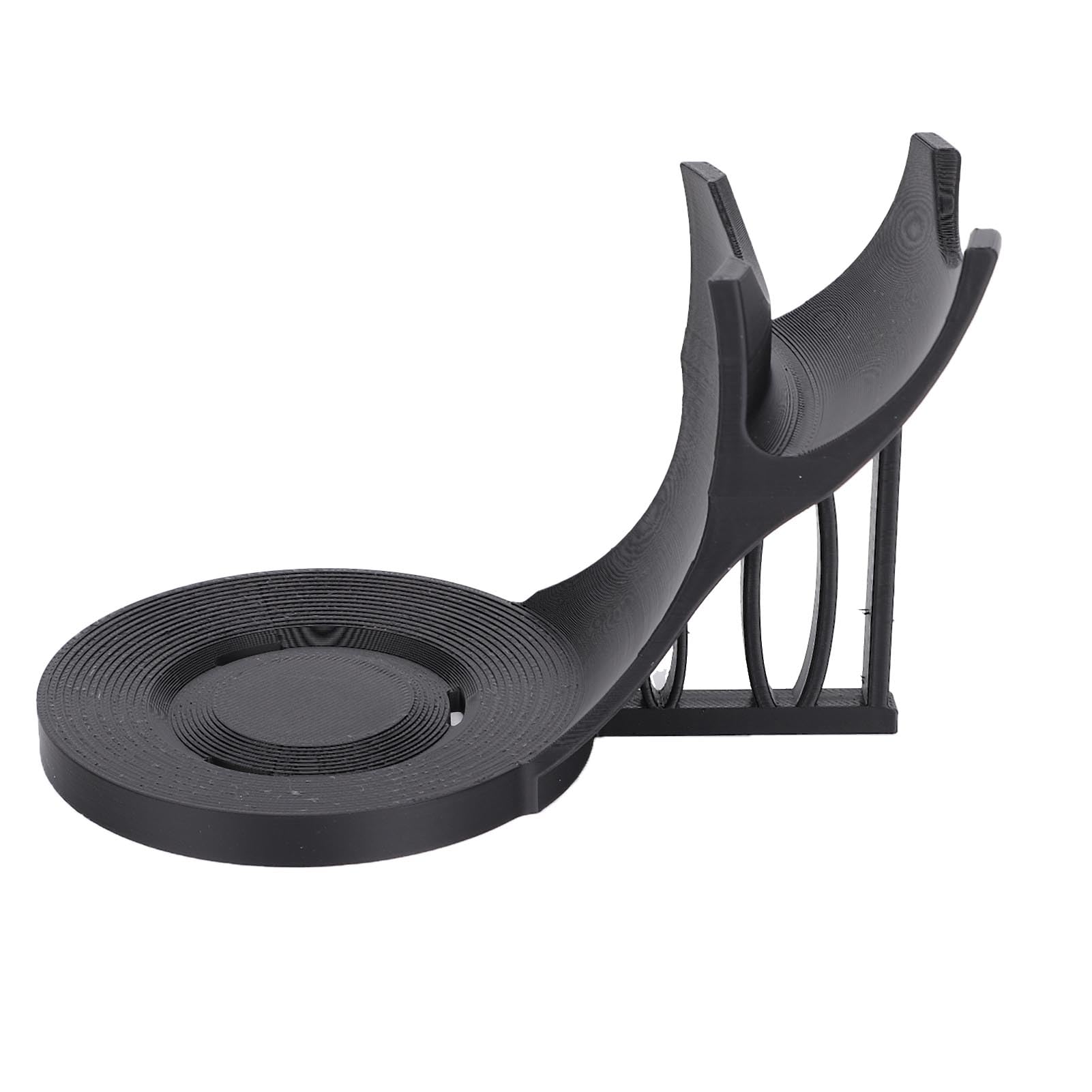 Yinhing Black Safety Razors Stand, Supporto per la Spazzola Barba, Supporto per Utensili Barba PLA, Accessorio per Rasatura, Fondo Ponderato per stabilità Extra