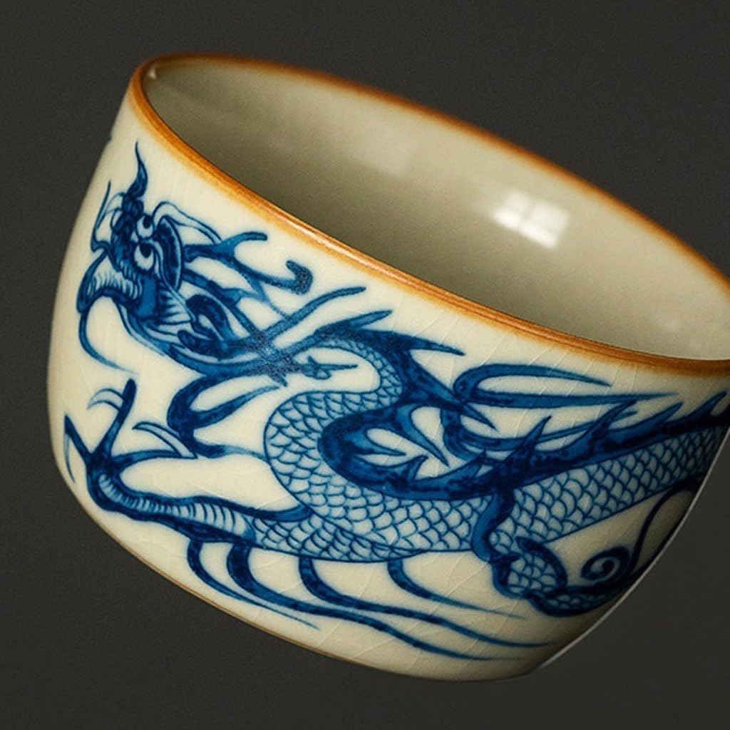 Tazas de té Pequeñas Taza de té exquisita for fiesta en la cocina, taza individual de cerámica Personal, taza de té, tazón de té individual Taza de té de Kungfu