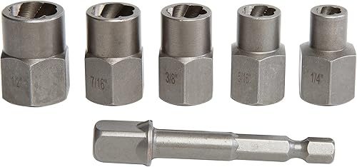 CRAFTSMAN Extractor de tornillos, juego de 6 piezas (CMAT136)