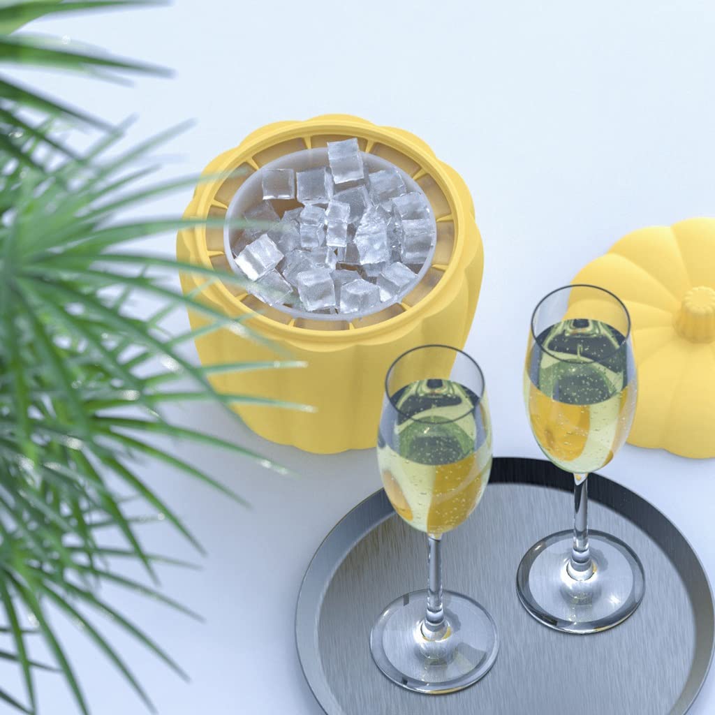 Fête des Seaux LCE Créatif Godet de Glace bière Seau Silicone vin Rouge Champagne Grande capacité glaçons à Faisant la