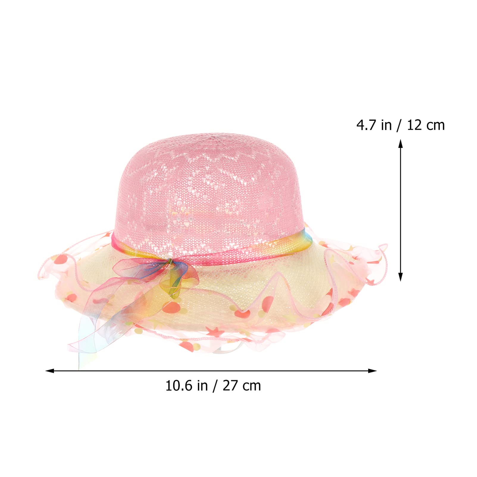 LIFKOME 3 Piezas de Sombrero Protector para Exteriores con Borde Ancho para Niños Y Niñas Gorra de Protección Solar Transpirable Diseño Adorable