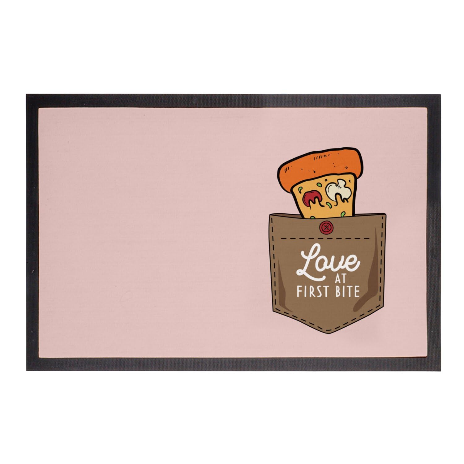 Paillasson rose 75x50cm street food pour votre cuisine