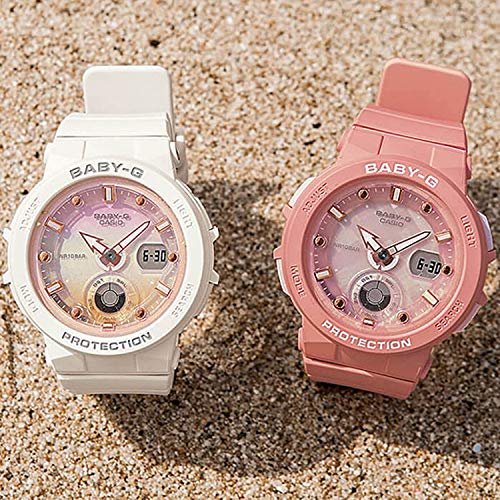 [カシオ] 腕時計 ベビージー【国内正規品】 BEACH TRAVELER BGA-250-7A2JF レディース ホワイト
