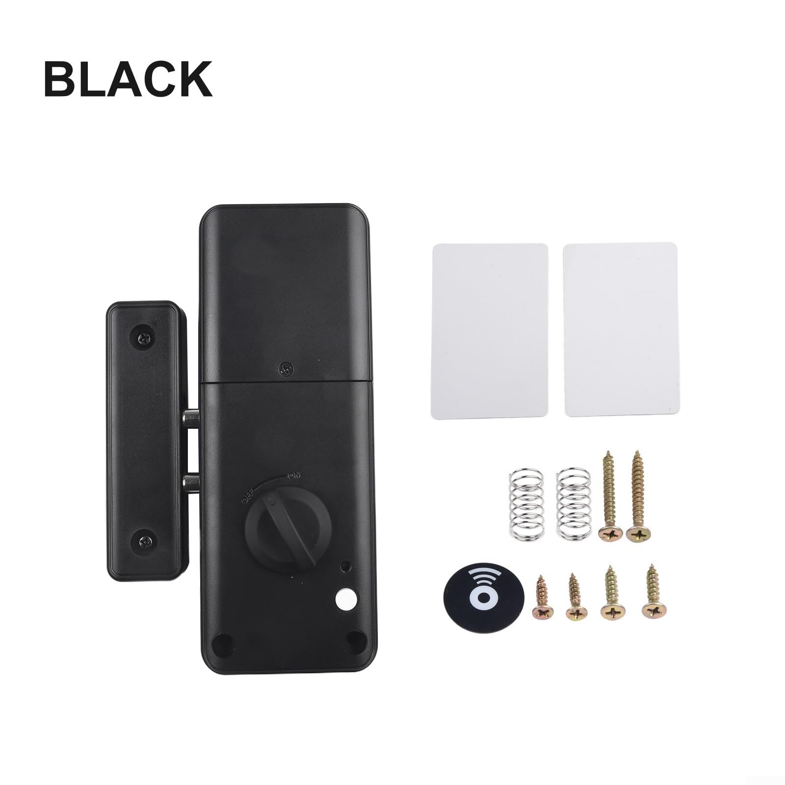 Feegow Cerradura de puerta invisible inteligente | Cerradura electrónica sin perforaciones | Desbloqueo de tarjeta IC | Desbloqueo de aplicación para TTlock