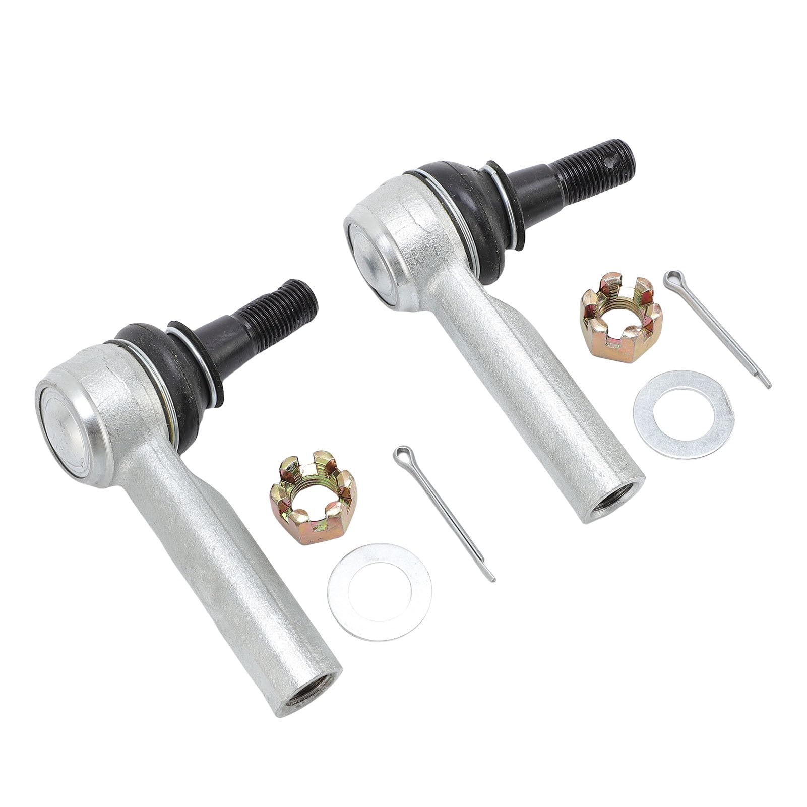 2 Sätze Spurstangenkopf-Kit, Ersatz aus Hochhartem Legiertem Stahl für 800 4 750 800, mit Staubschutzgummi, für Modelle 2012 2013 2014 2015 2016 2017 2018 2019