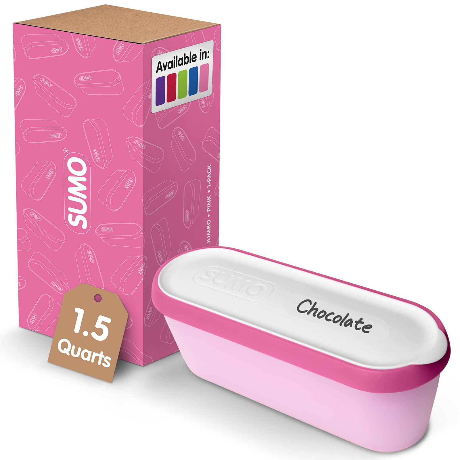 Buy SUMO Ice Cream Containers for Homemade Ice Cream Reusable Tub