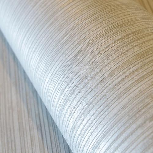 Miniatura 2 de CONCORD WALLCOVERINGS  Muestra solo para fines de exhibición - Papel tapiz geométrico con textura moderna, brillo de pared de vinilo y mica,