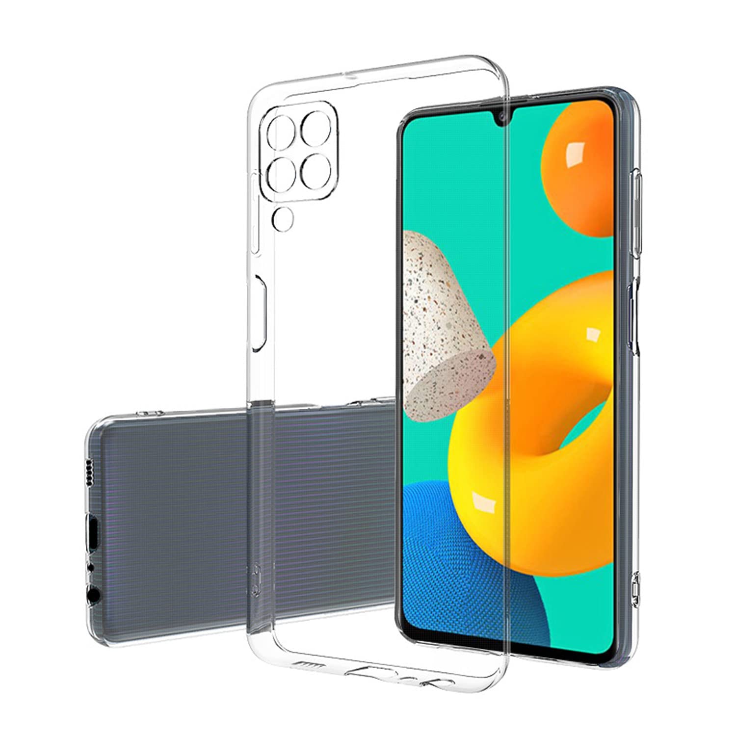 Yablurt Transparent Phone Case for Samsung Galaxy M32 (SM358)