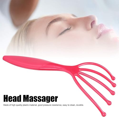 Miniatura 2 de Masajeador de cabeza, masajeador de mano de plástico para el cuero cabelludo para el crecimiento del cabello, rascador de cabeza, alivio del estrés,