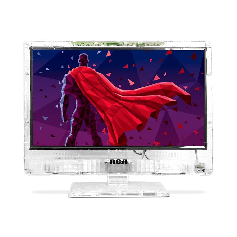 RCA 15?"クリアビューケースHDTV |透明LED HDテレビ、高解像度ワイド画面モニターW/HDMI、VGA、RFアンテナジャック入力。IncludingフルFunction z2zed1b Amazon.com: RCA 15” Clearview HDTV | J15SE1220 Transparent
