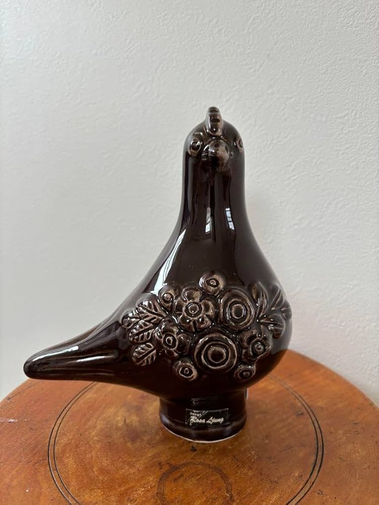 Rosa Ljung ロサユング　DECO社　鳥オブジェ　置物　ブラウン Rosa Ljung ロサユング DECO社 鳥オブジェ 置物 ブラウン - メルカリ