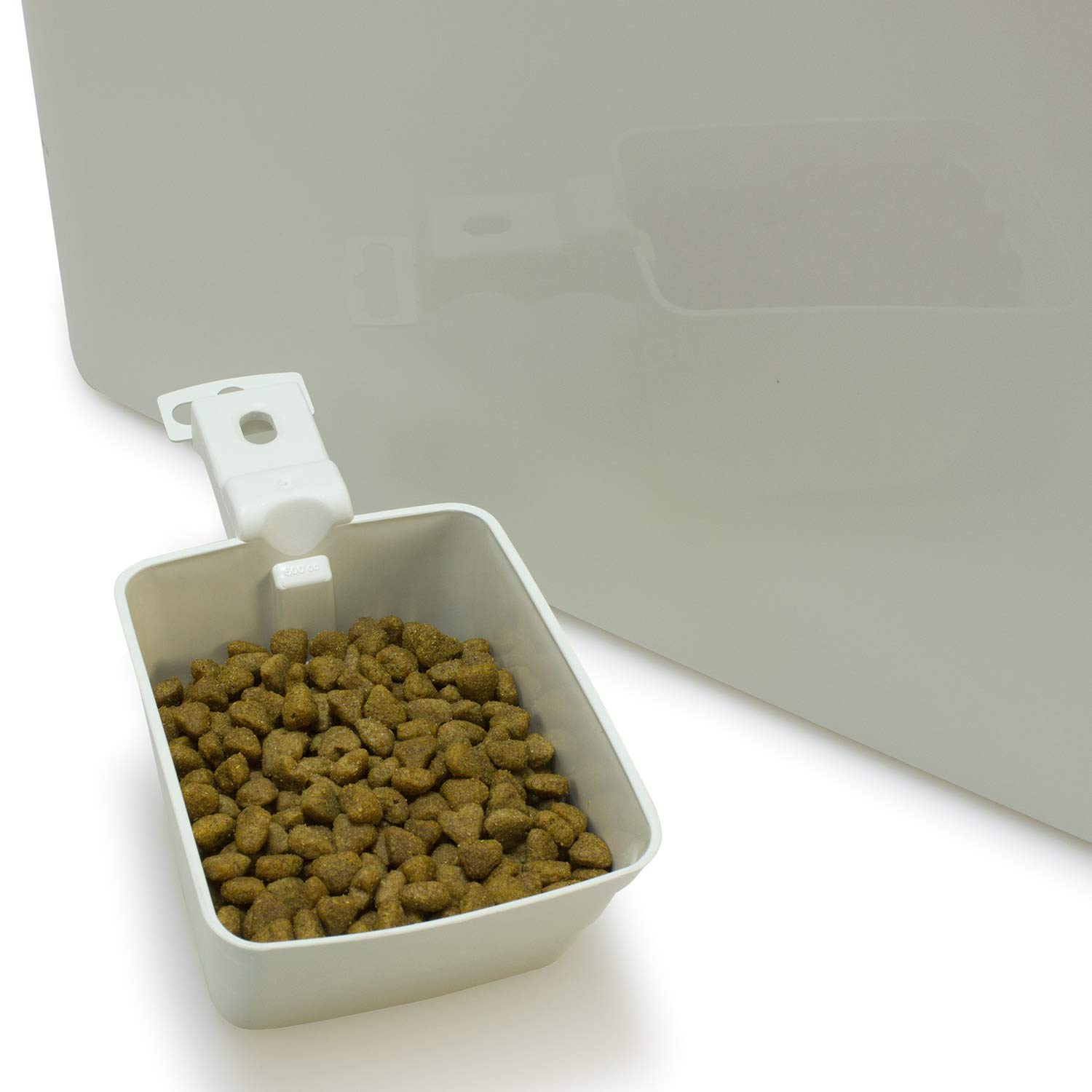 Arquivet Contenedor para pienso de perros o gatos con ruedas - Recipiente hermético de gran capacidad - 20 kg/54 litros - Medidas: 29 x 53 x 54,5 cm - Contenedor de comida para mascotas grande