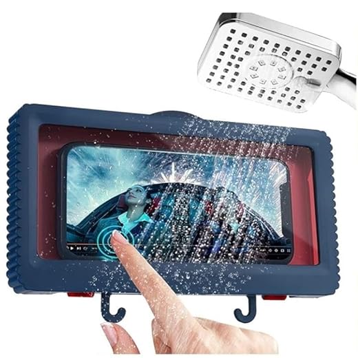 Capa Protetora Suporte De Parede Para Celular Use no Banho sem Risco À Prova D’Água